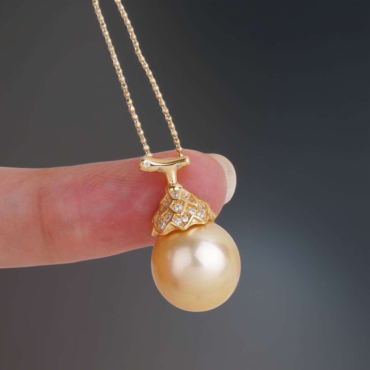 鼎珍珠宝S925纯银吊坠空托