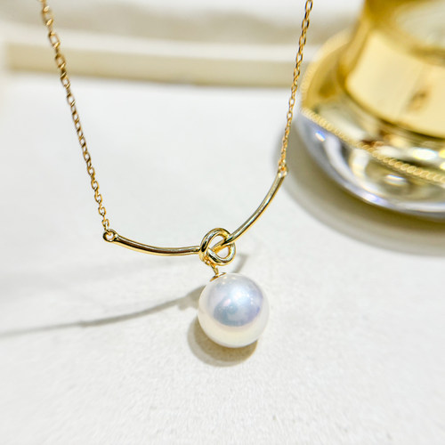 阿飞珍珠配件纯银项链工厂直销