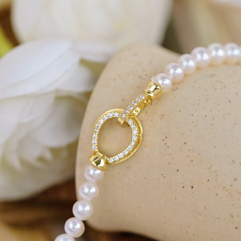 DIY珍珠配件 S925 纯银单排珍珠项链扣头配件 金色银色手链串珠扣,饰品/流行首饰/时尚饰品新,其他DIY饰品配件,淘宝优惠券,粉丝福利购,淘宝优惠卷