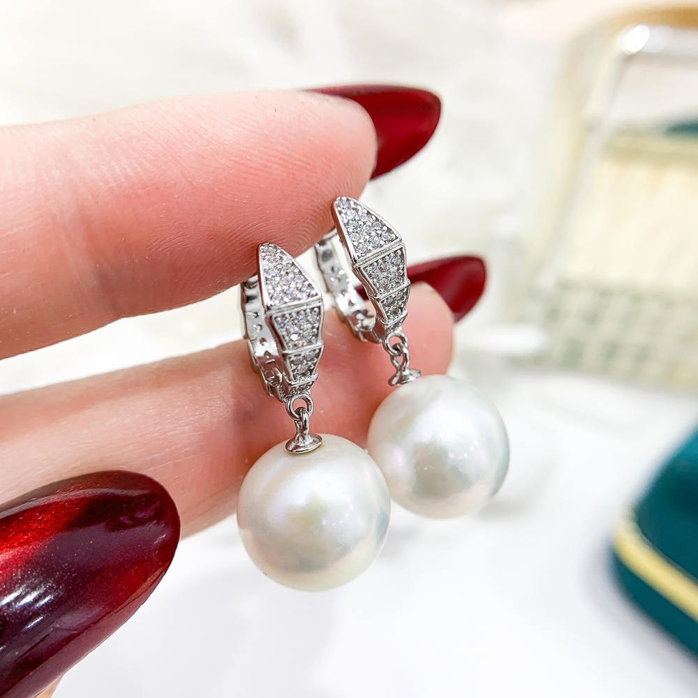 阿飞珍珠配件纯银耳钉工厂直销