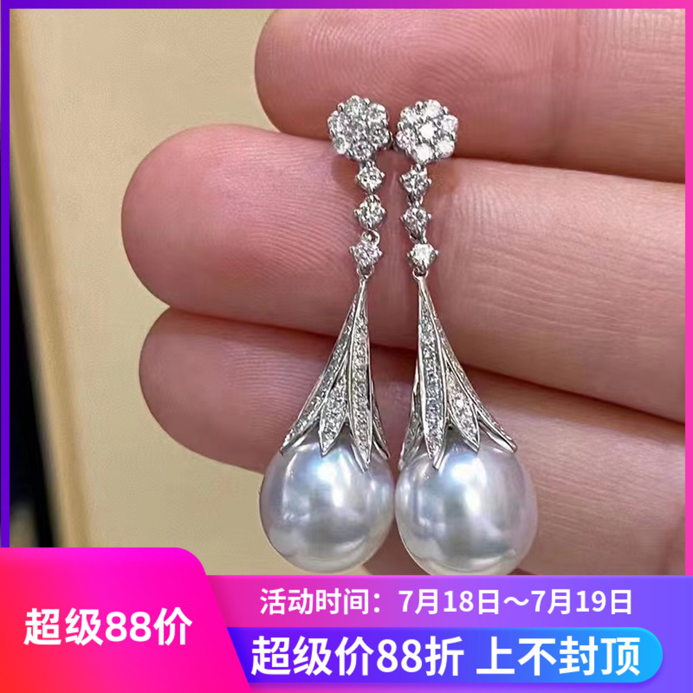 阿飞珍珠配件纯银耳钉工厂直销