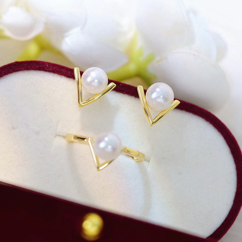 阿飞珍珠配件纯银套装工厂直销