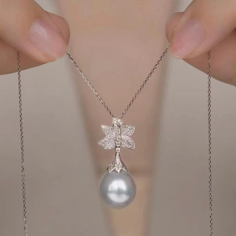 阿飞珍珠配件纯银吊坠工厂直销