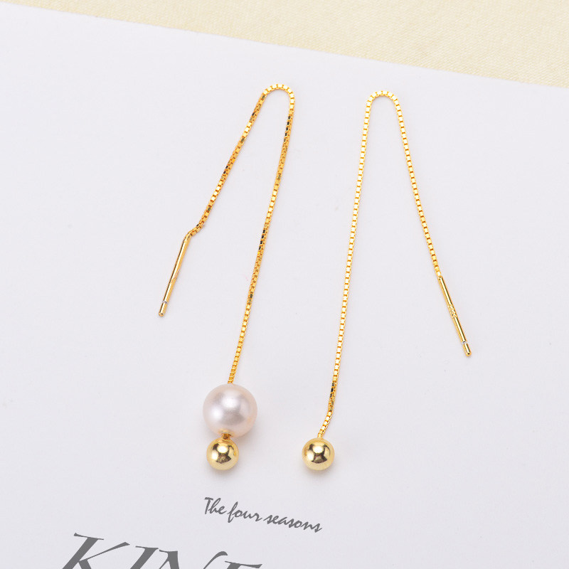 DIY珍珠配件 S925纯银耳钉空托 球钉款银饰耳线托 配6-9mm圆椭珠,饰品/流行首饰/时尚饰品新,其他DIY饰品配件,淘宝优惠券,粉丝福利购,淘宝优惠卷