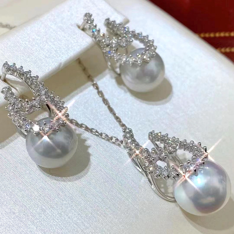 DIY珍珠配件 S925纯银套装空托 时尚款吊坠 耳钉配饰银饰金色银色,饰品/流行首饰/时尚饰品新,其他DIY饰品配件,淘宝优惠券,粉丝福利购,淘宝优惠卷