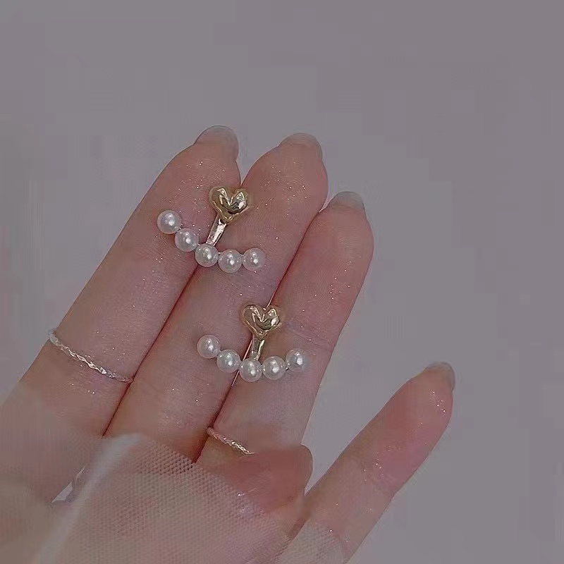 阿飞珍珠配件纯银耳钉工厂直销