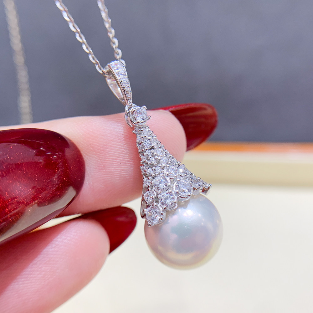 阿飞珍珠配件纯银吊坠工厂直销