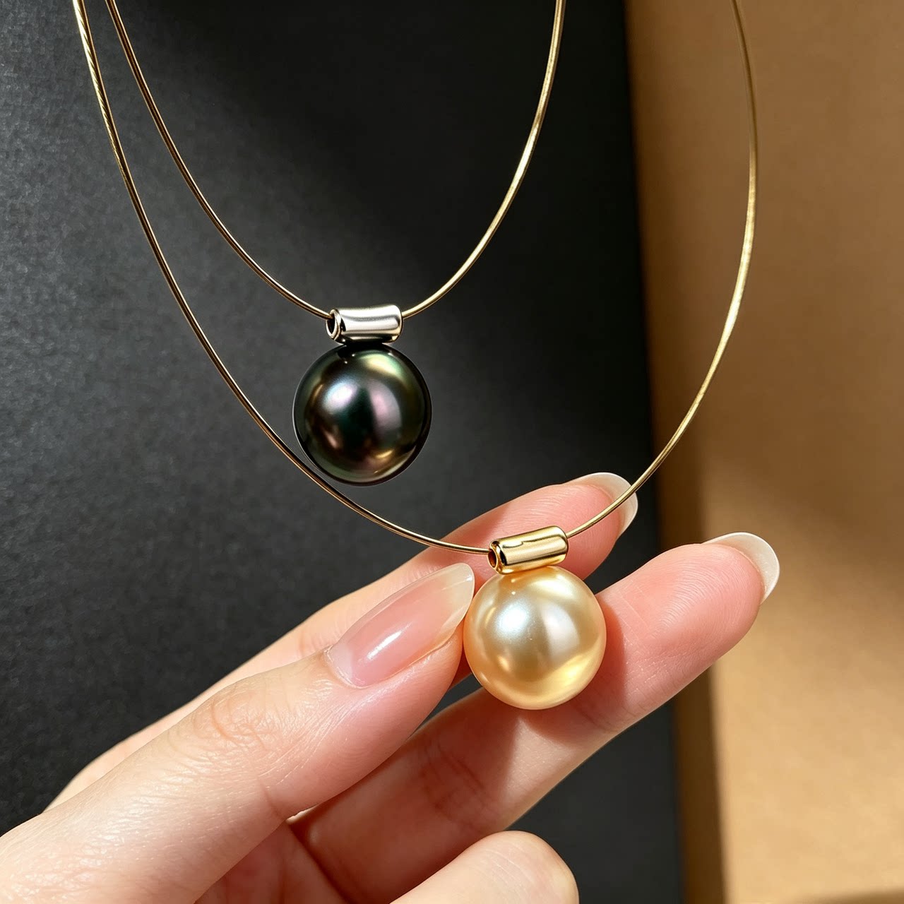 S925纯银吊坠空托7-10mm圆珠图片