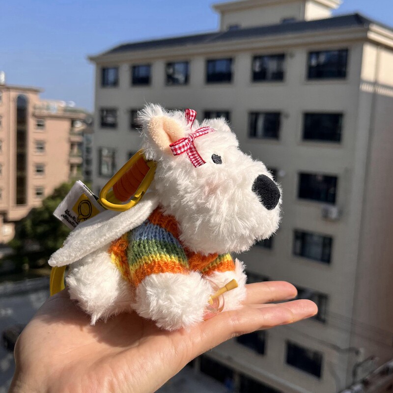 西高地挂件钥匙扣可爱小狗狗