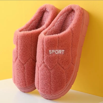 棉拖鞋保暖简约居家秋冬季防滑