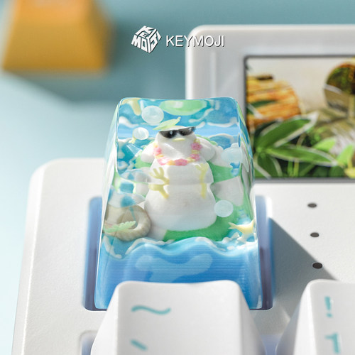 KEYMOJI泳池派对主题个性键帽