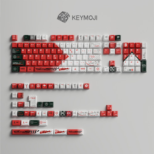 【ZD】KEYMOJI周冠宇阿尔法罗密欧 C42 赛车F1主题键帽原厂热升华