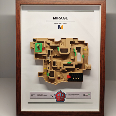 CS2地图桌面摆件CSGO地图摆件