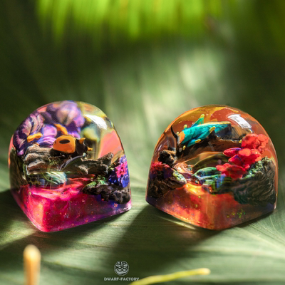 客制化树脂键帽机械键盘