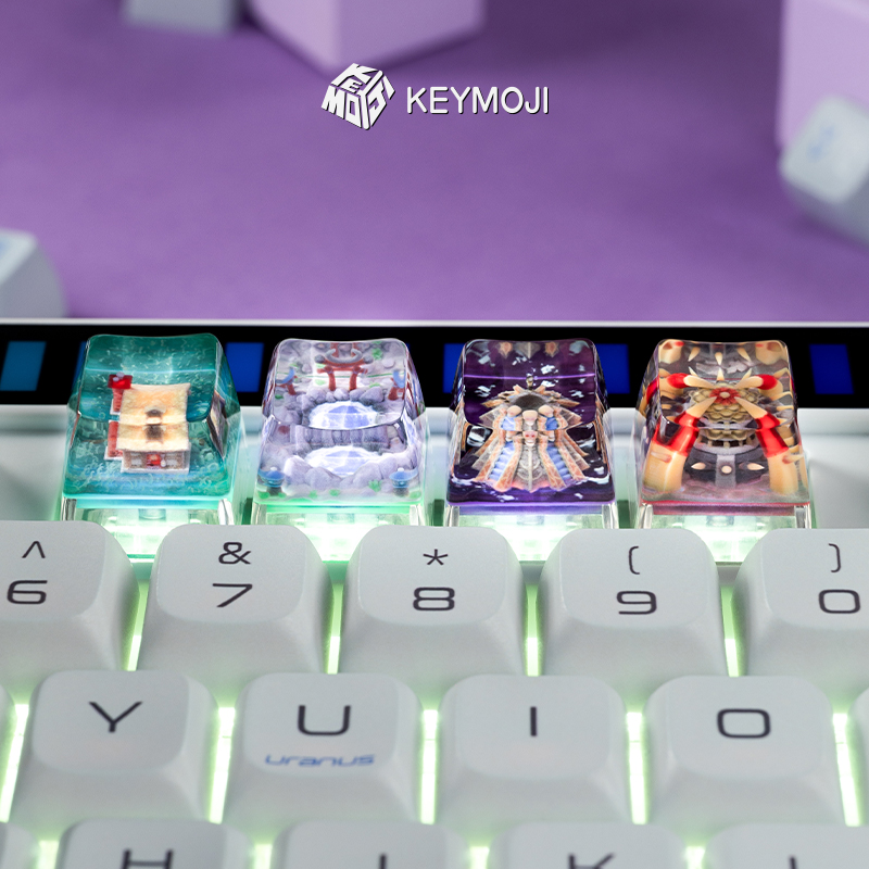 KEYMOJI魔兽建筑树脂个性键帽
