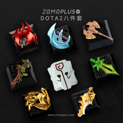 原创设计斧透光机械键盘键帽蝴蝶