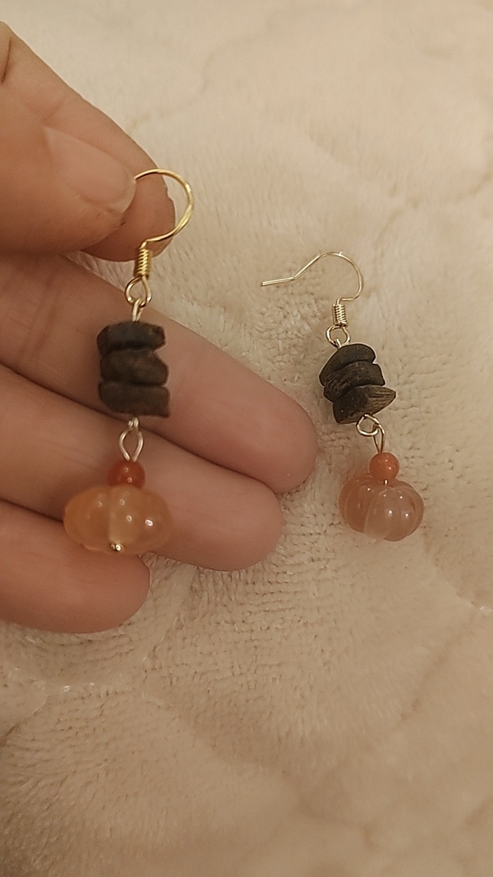 原创手作沉香耳环女复古新中式个性小众设计感高级气质耳坠,饰品/流行首饰/时尚饰品新,沉香,淘宝优惠券,粉丝福利购,淘宝优惠卷