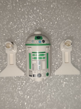 LEGO乐高sw555星战人仔R2-A5机器人14年绿色塑料拼装积木玩具儿童