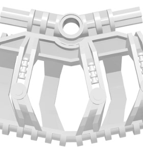 乐高 LEGO 53550 生化战士武器零件白色二手九新塑料拼装积木玩具