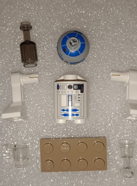 LEGO乐高sw217a星球大战系列人仔R2D2机器人塑料拼装积木玩具儿童