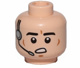 LEGO 乐高零件配件 3626bpb1033星球大战人仔表情头拼插积木