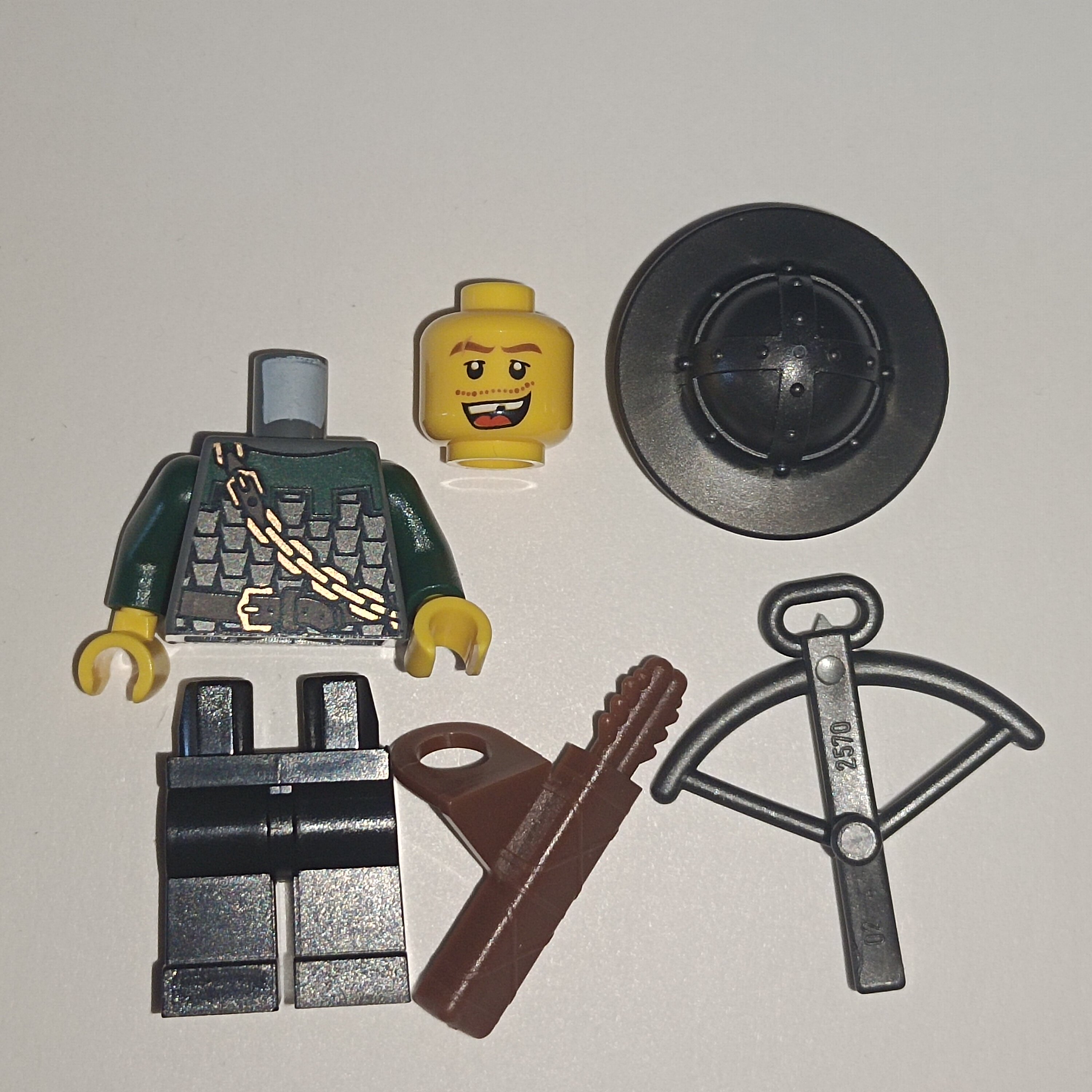 LEGO乐高cas494城堡人仔绿龙锁子甲驽兵塑料拼装积木玩具正品北京
