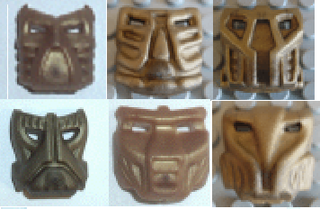 LEGO乐高42042生化零件Krana面具暗金色男孩塑料拼装积木儿童全新