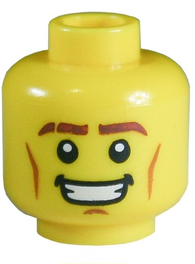 LEGO 乐高配件/零件 人仔表情头  黄色3626bpb696全新