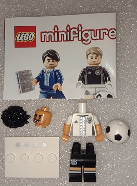 LEGO乐高71014人仔抽抽乐德国足球队开封确认5号胡莫尔斯现货全新