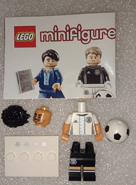 LEGO乐高71014人仔抽抽乐德国足球队开封确认5号胡莫尔斯现货全新