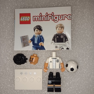 LEGO乐高71014人仔抽抽乐德国足球队开封确认5号胡莫尔斯现货全新