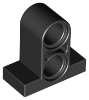 LEGO乐高32530零件配件1x2科技栓连接件黑色塑料拼装积木优惠全新