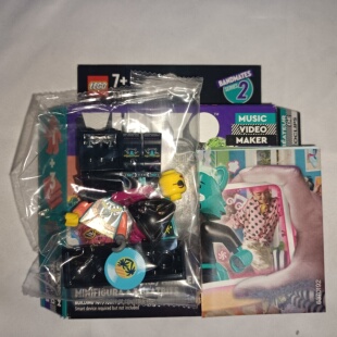 LEGO乐高音乐制作Vidiyo人仔海盗船长塑料拼装积木玩具儿童益智新