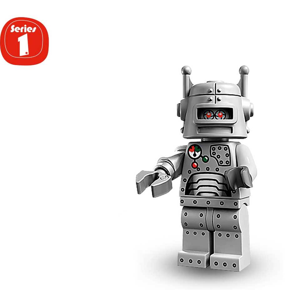 LEGO乐高 8683抽抽乐人仔第1季机器人塑料拼装积木玩具男孩益智