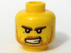 LEGO乐高 3626bpb0312零件人仔表情头全新塑料积木玩具儿童益智现