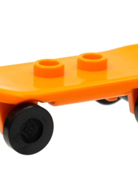 LEGO乐高  42511c01人仔用品零件橙色滑板塑料拼装积木玩具儿童新