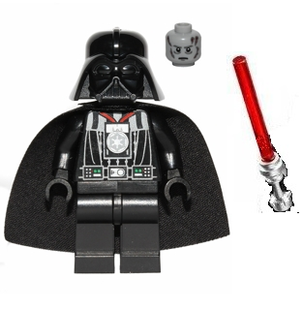 LEGO 乐高sw636星球大战达斯维达黑武士塑料拼装积木玩具全新现货