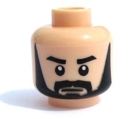 LEGO乐高 3626bpb0414零件人仔表情头全新塑料积木玩具儿童益智现