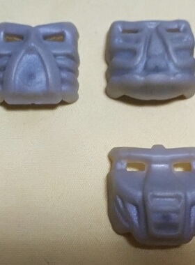 LEGO乐高42042生化零件Krana面具珠光极浅灰塑料拼装积木益智全新