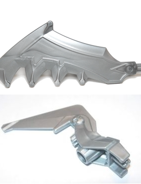 LEGO乐高92221和11338零件英雄工厂武器多色塑料拼装积木玩具儿童