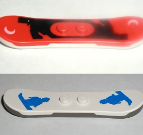 LEGO乐高46203pb02c01零件人仔用具滑雪板全新正品现货塑料拼装积