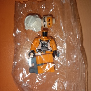 LEGO 乐高sw354星球大战人仔义军反抗军飞行员塑料拼装积木玩具新