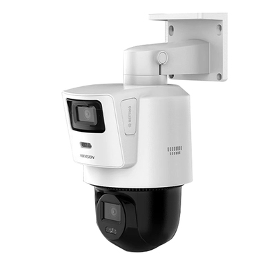 海康威视3寸400万双摄PoE球机电动双云台旋转语音对讲3Q144MY-TE