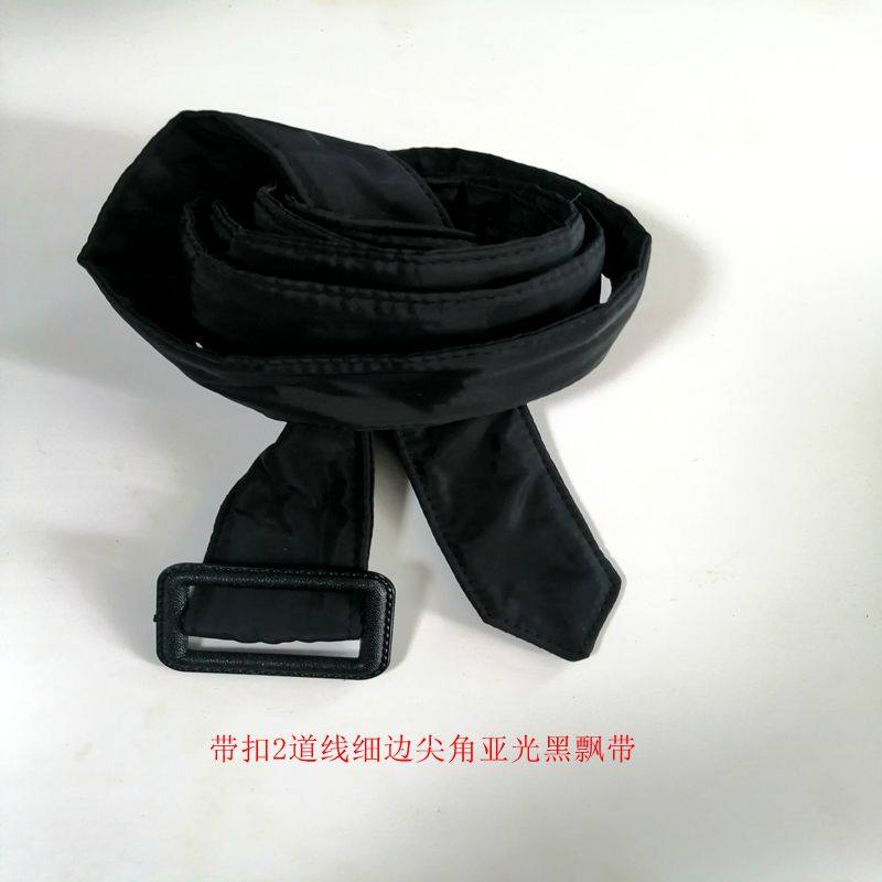 2021定做各种秋冬羽绒服腰带腰封皮飘带黑简约时尚修身韩版加棉款