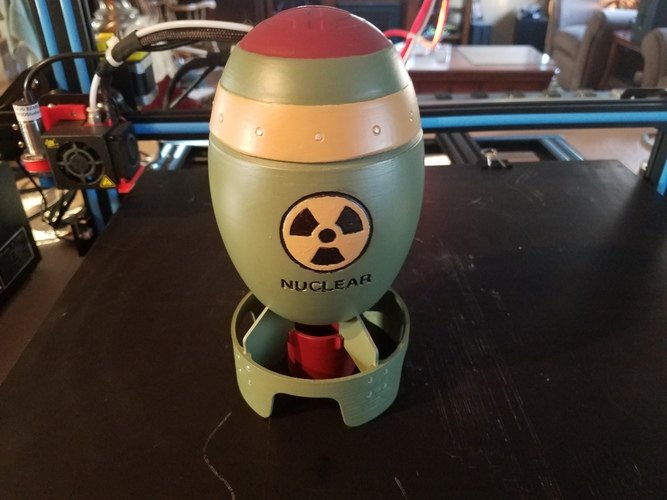 3d打印模型源文件stl格式三维立体图纸素材-核弹nuclear bomb