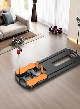 健身板多功能健腹轮自动回弹卷腹肌瘦肚子神器居家用健身器材