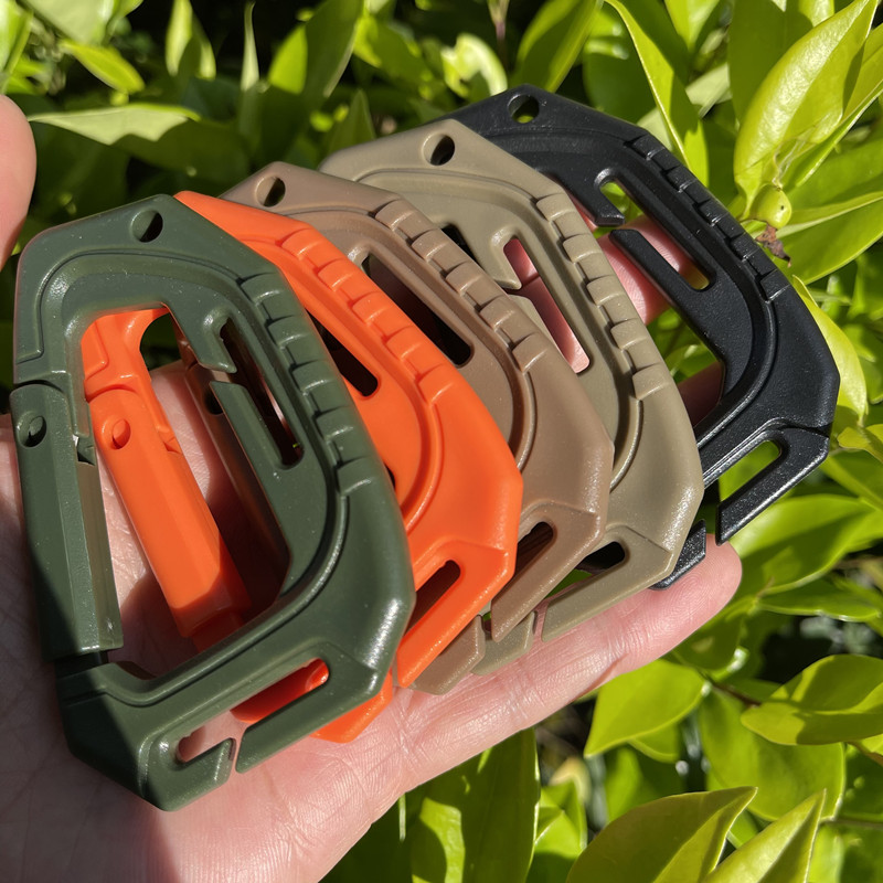 ASP战术挂扣轻量中型战术户外登山扣登山包外挂塑钢D扣快挂钥匙扣