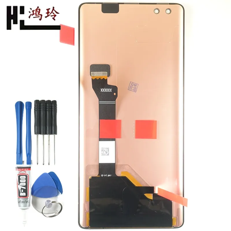 鸿玲 适用于华为nova8pro手机屏幕荣耀V40标准版OLED显示屏内外屏