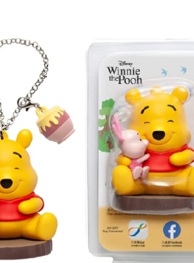 香港八达通全新0余额 小熊維尼系列3D八達通配飾抱抱小豬Winnie