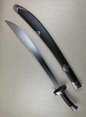 汉威金属中国武术刀 牛尾刀 柳叶刀 武术器械未开刃